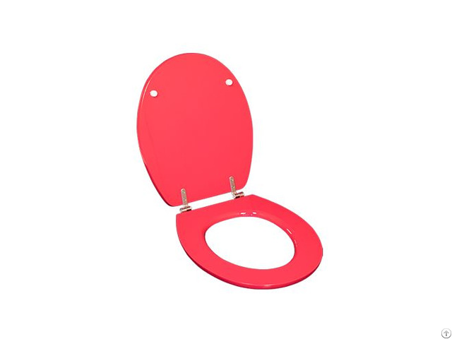 Red Square Easy Cleaning Slow Close Toilet Seat Water Jet Lid