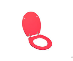 Red Square Easy Cleaning Slow Close Toilet Seat Water Jet Lid