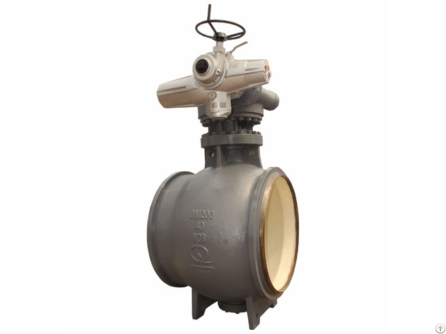 Electric C Type Ball Valve For Municipal Heating System