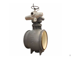 Electric C Type Ball Valve For Municipal Heating System