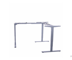Electronic Height Adjustable Standing Desk With Three Feet