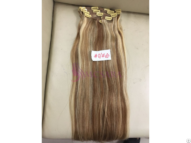 Straight Clip In Hair Extensions 24 Inches