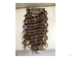 Body Wavy Clip In Hair Extensions 16 Inches