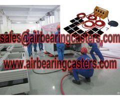 Air Pads For Moving Equipment Carry Heavy Machine
