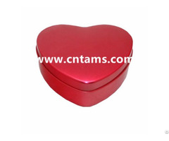 Heart Shape Tin Box For Custom