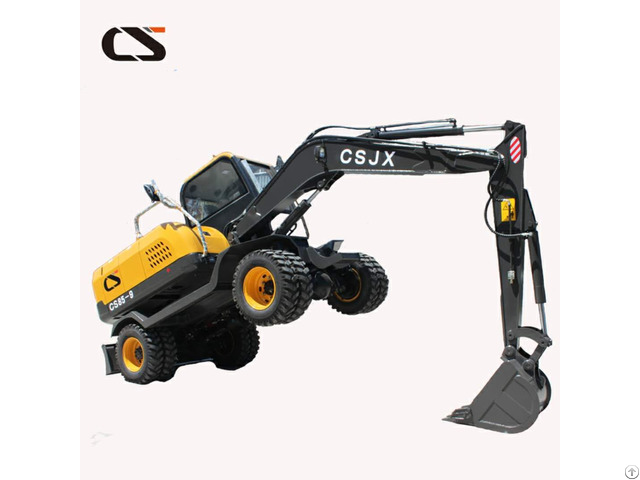 Construction Equipment 8 Tons Digger Wheel Excavator