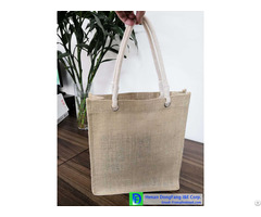 High Quality Factory Direct Supply Wholesale Low Price Customized Logo Print Shopping Jute Bag
