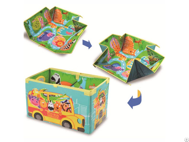 Electronic Foldable Musical Playmat Double Sides Storage Box Type