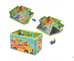 Electronic Foldable Musical Playmat Double Sides Storage Box Type