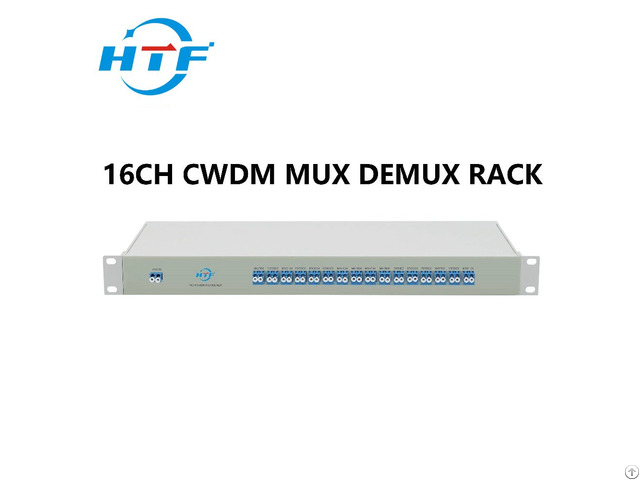 Sixteen Channels Cwdm Mux Demux Single Fiber 1u Rack Mount