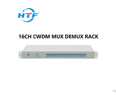 Sixteen Channels Cwdm Mux Demux Single Fiber 1u Rack Mount