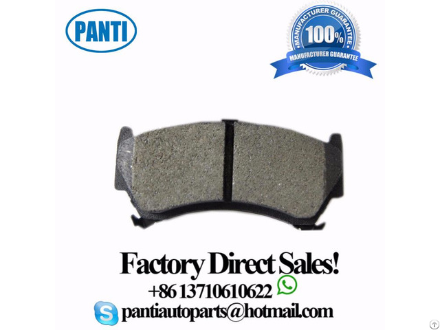 Disc Brake Pad Set Front Axle Fits Almera Pulsar Sentra 410600m892 D668