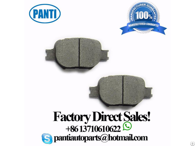 Genuine Parts 04465 20540 D817 Front Brake Pad Set Fits New Corolla