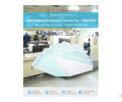 Heat Sealing Sterilization Pouches Flat Paper Film