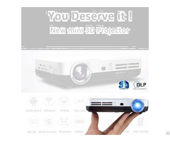 Oem High Brightness Portable 3d Led Mobile Home Dlp Projector