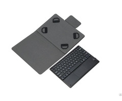 Tablet Wireless Removable Bluetooth Keyboard With Leather Case Cover