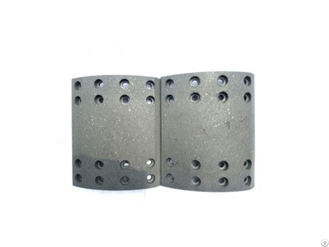 Drilled And Undrilled Truck Spare Parts Brake Lining