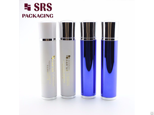 30ml Luxury Metalized Blue Vibrating Roll On Bottle