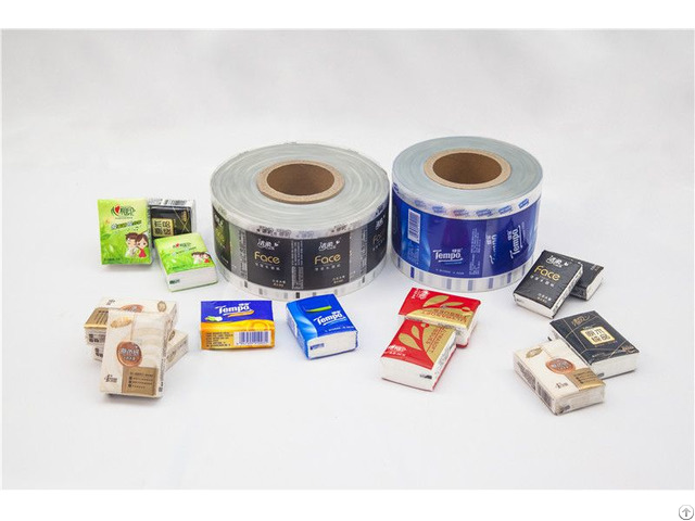 Pocket Tissue Laminated Cpe Plastic Color Printing Packaging Film Single Layer