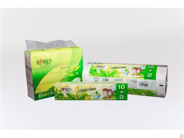 Laminated Cpe Plastic Single Layer Color Printing Wallet Tissue Packaging Film