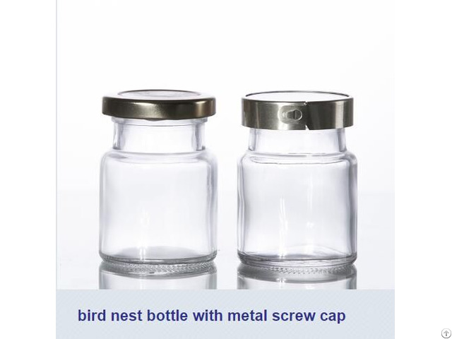 Bird Nest Bottle With Metal Screw Cap