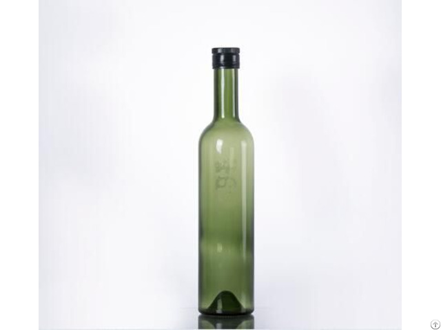 Green Color Whisky Bottle With Screw Cap