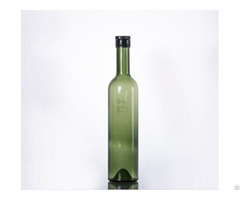 Green Color Whisky Bottle With Screw Cap