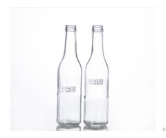 Clear Beer Bottle With Crown Cap
