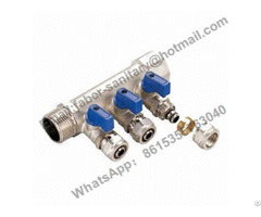 Nickel Plated Pex Pipe Brass Manifold For Water
