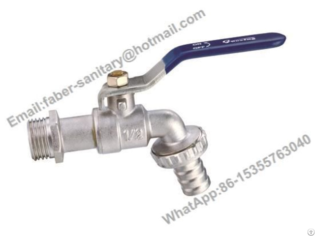 High Quality Wall Mounted Garden Tap China Brass Bibcock For Washing Machine