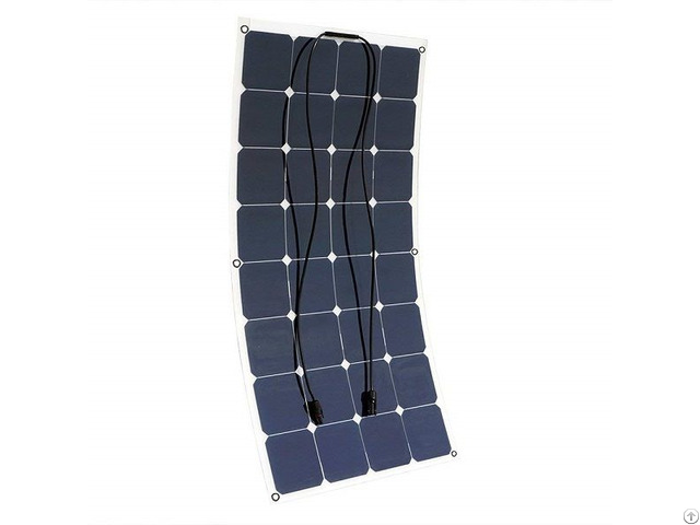 100w 12v Bendable Lightweight Thin Monocrystalline Flexible Solar Panel