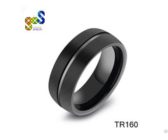 China Gold Supplier Tungsten Carbide Men Refined Hot Sale Rings