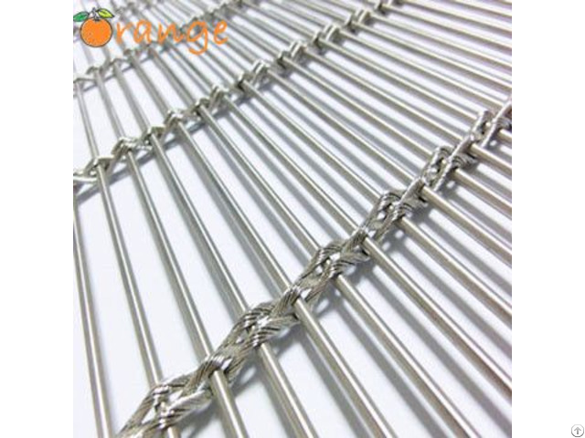 Single Or Multiple Cable Decorative Wall Panel Wire Mesh