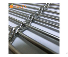 Stainless Steel Architectural Decorative Wire Mesh Wall Cladding Facade