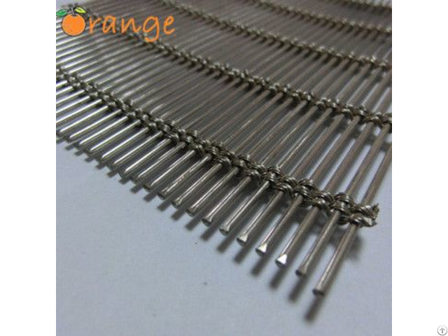 Metal Wire Partition Screens Multi Barrette Weave Cable Mesh System