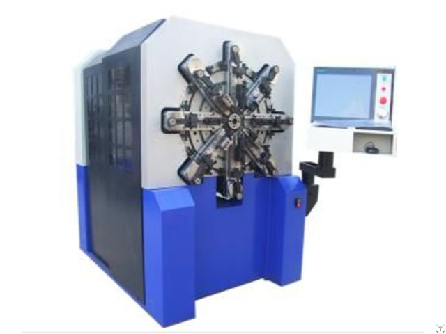 Product 12 Axles Camless Spring Forming Machine For 0 4 2 5mm Wire