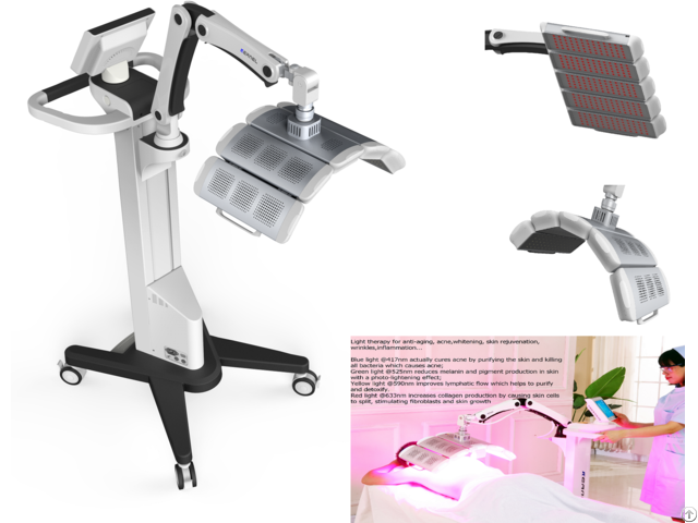 Light Therapy For Wrinkle Reduction Facial Whitening Collagen Production Skin Rejuvenation