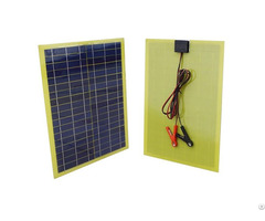 20w Epoxy Resin Solar Panel For 12v Camping Car Battery Charging