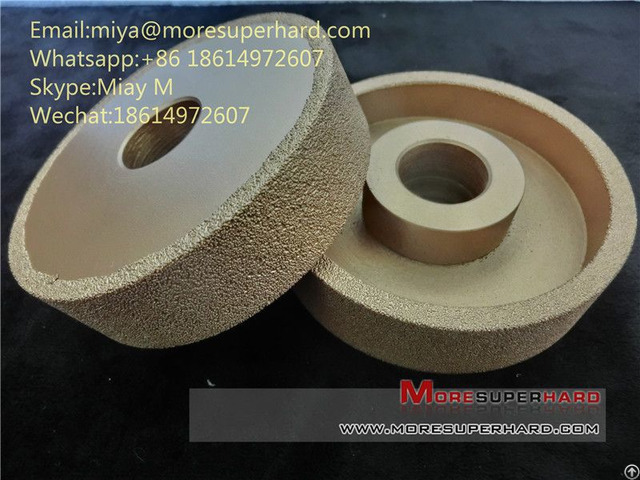 Vacuum Brazed Diamond Grinding Wheel For Cast Iron And Metal In Foundry Miya