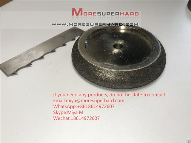 Electroplated Cbn Grinding Wheels For Band Saw Blades Miya