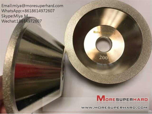 Electroplated Diamond Grinding Cup Wheel For Polishing Miya At Moresuperhard Dot Com