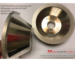 Electroplated Diamond Grinding Cup Wheel For Polishing Miya At Moresuperhard Dot Com