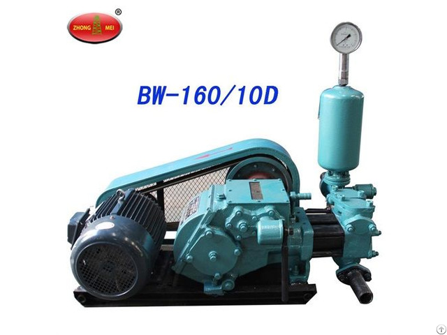 Bw160 Hydraulic Triplex Plunger Drill Rig Mud Pump