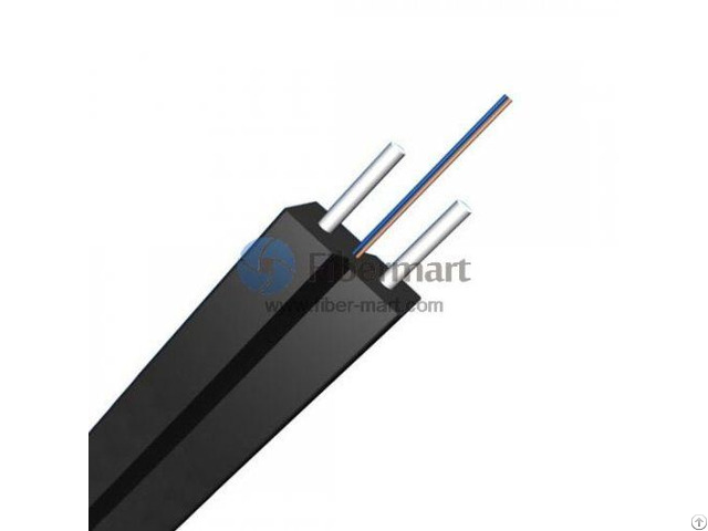 Single Mode Kfrp Strength Member Lszh Ftth Indoor Cable Gjxh 1 Fiber