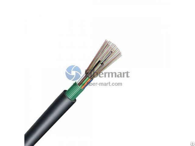 Loose Tube Steel Wire Strength Waterproof Outdoor Cable 24 Fibers