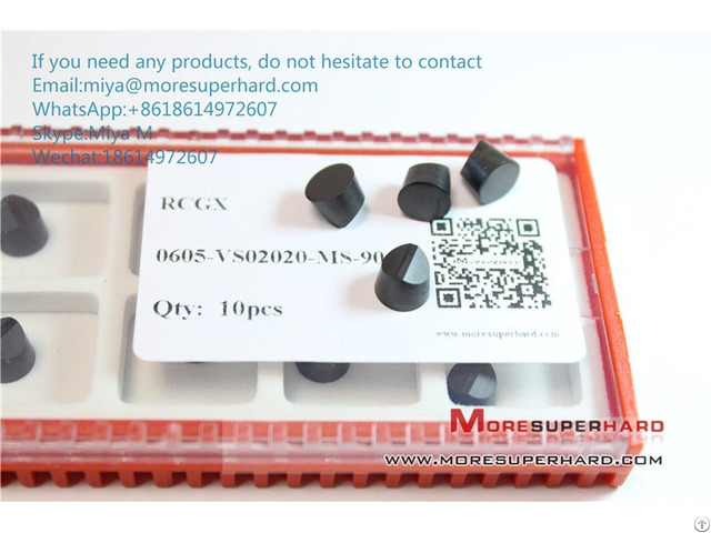 Solid Cbn Inserts Rcgx060500 For Processing High Speed Roll Steel Miya At Moresuperhard Dot Com