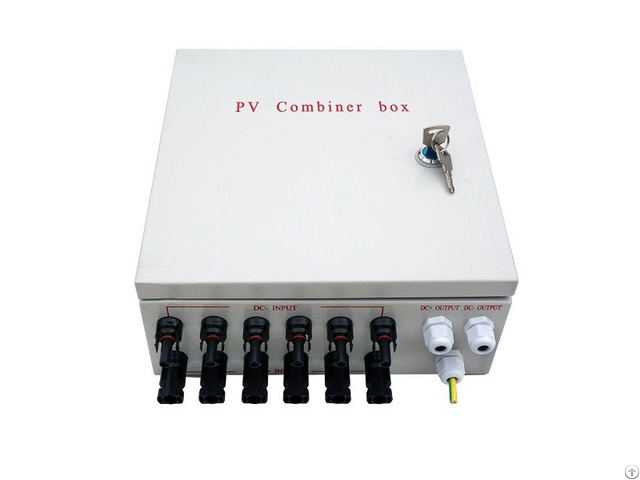 Pre Wired 6 String Solar Panel Combiner Box With 10a Circuit Breakers