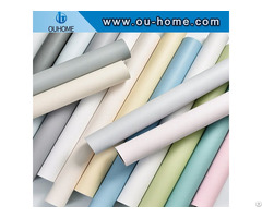 Ouhome Solid Color Vinyl Wall Stickers Home Decor Bedroom Matte Self Adhesive Decorative Films