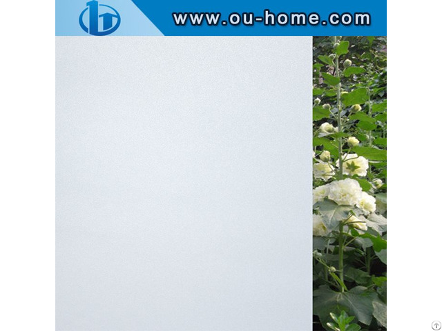 Ouhome Multi Function White Frosted Window Tint Glass Pvc Decorative Film