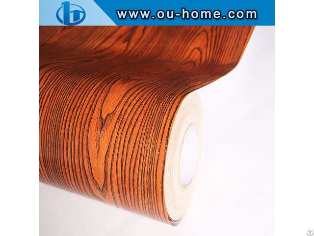 Ouhome Pvc Wooden Design Self Adhesive Decorative Sticker